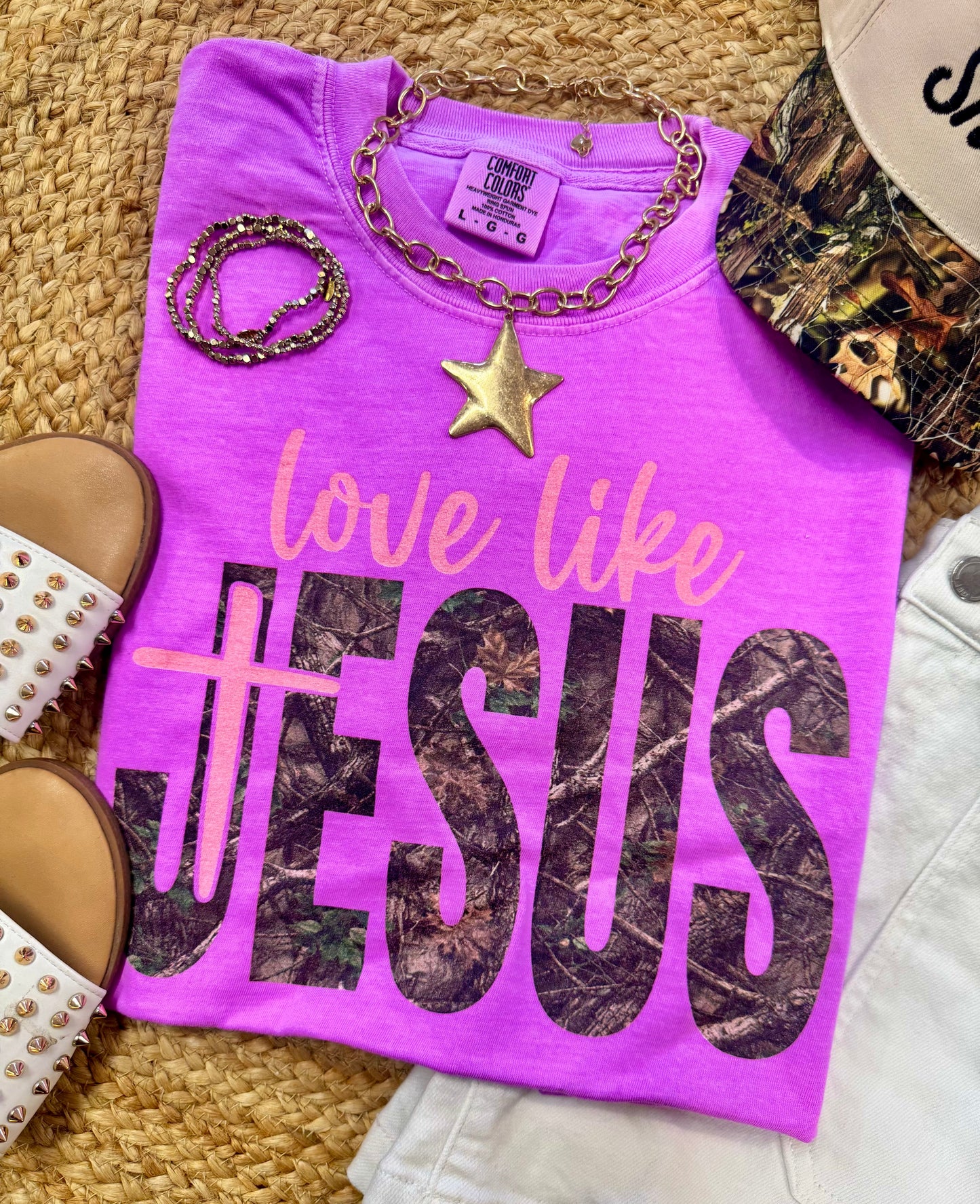 Love Like Jesus Neon Tee