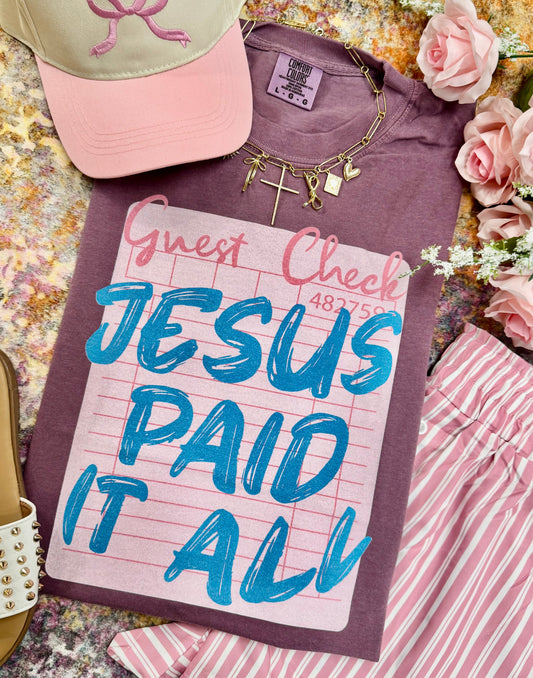 Jesus Paid It All Tee