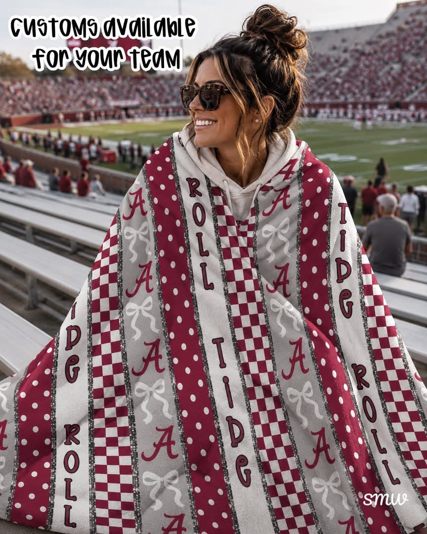 Magnolia On The Go Custom Plush Blankets