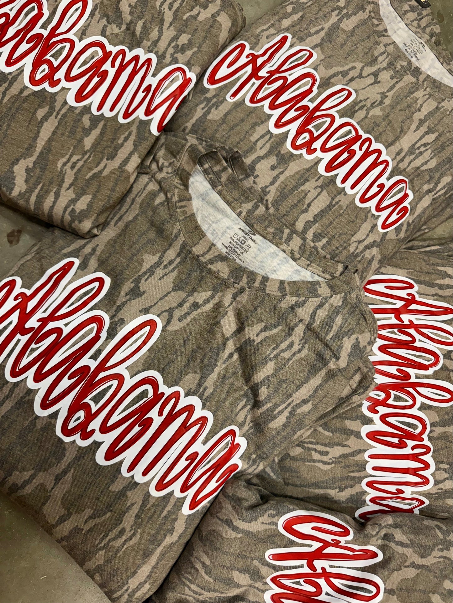 Alabama swirl CAMO- RTS-FINAL SALE