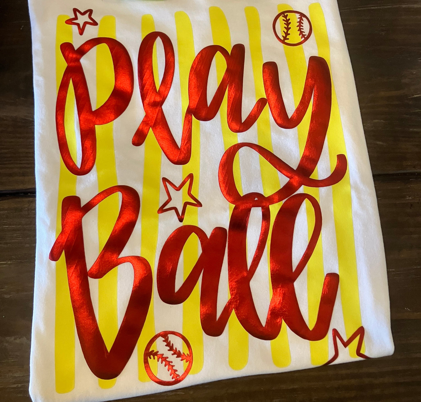 Play Ball DTF / Puff Vinyl Graphic Design