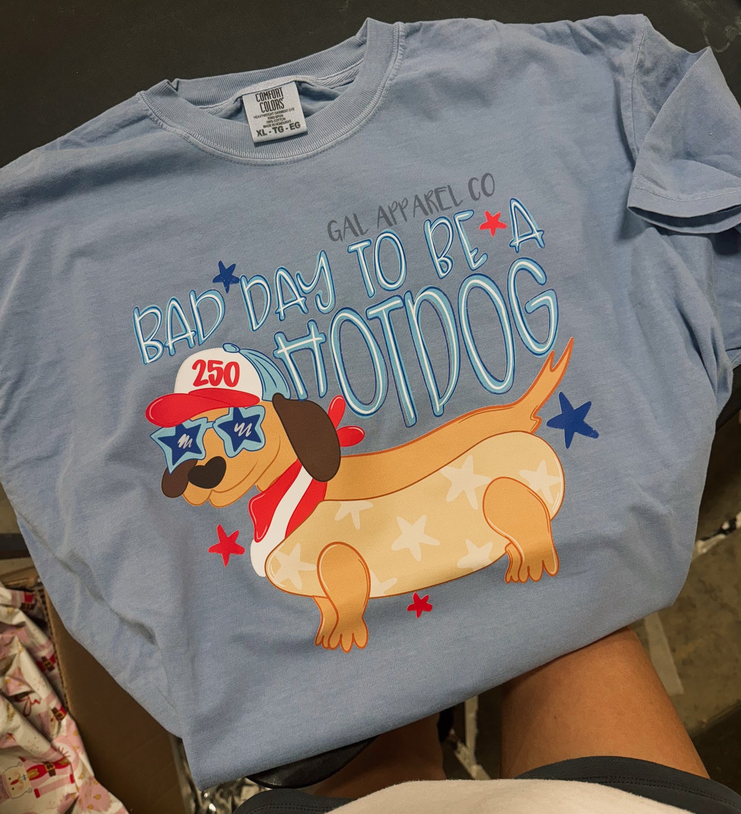 Bad Day to Be a Hotdog Graphic Tee | Patriotic Dachshund Shirt | 4th of July Funny Dog Tee | Summer Lake Shirt