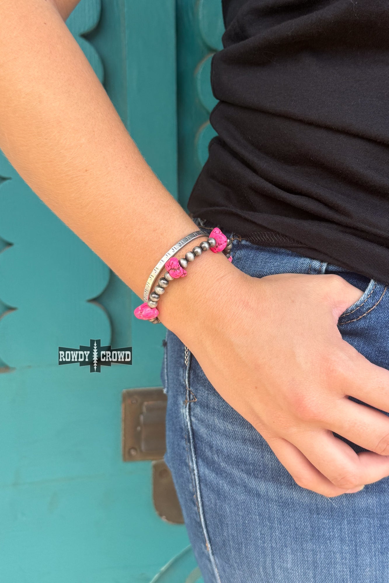Little Pink Rock Bracelet