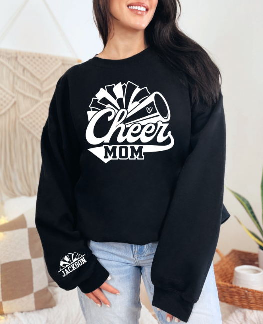 Custom Sport Mom Name Sleeve DTF Top