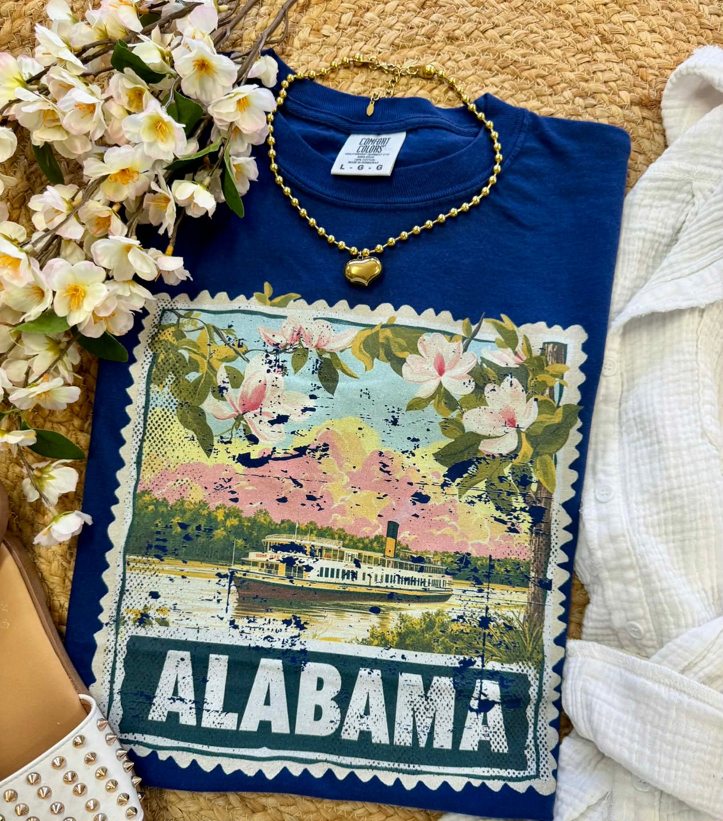 Alabama State Stamp Tee