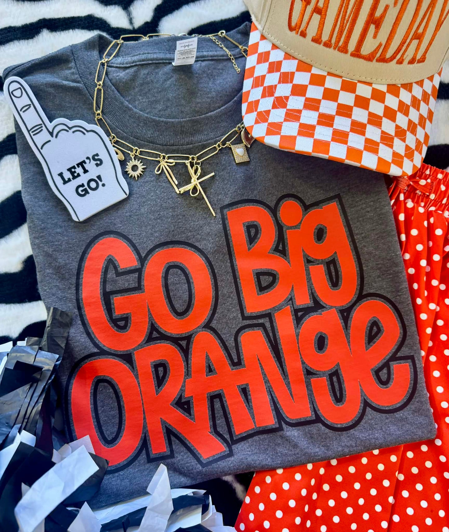 GO BIG ORANGE TEE