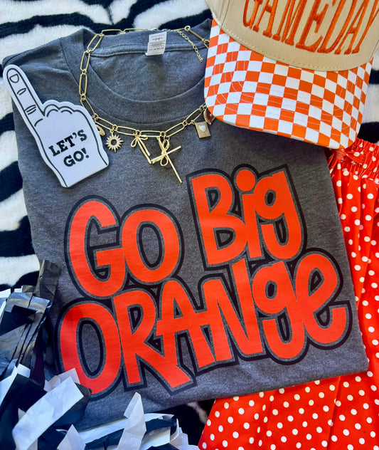 GO BIG ORANGE TEE