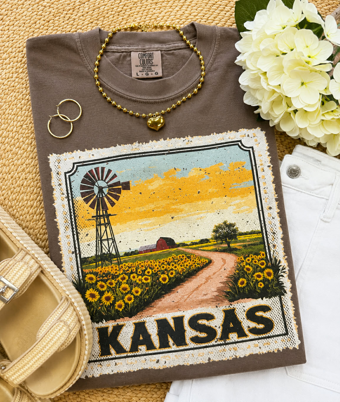 Kansas State Stamp Tee