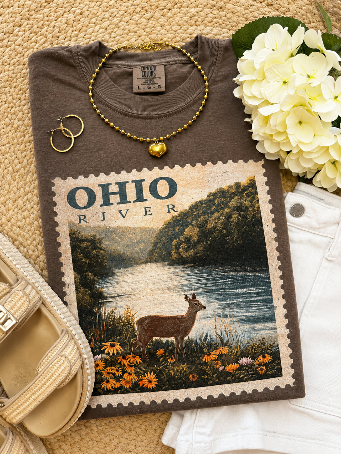 Ohio State Stamp Tee