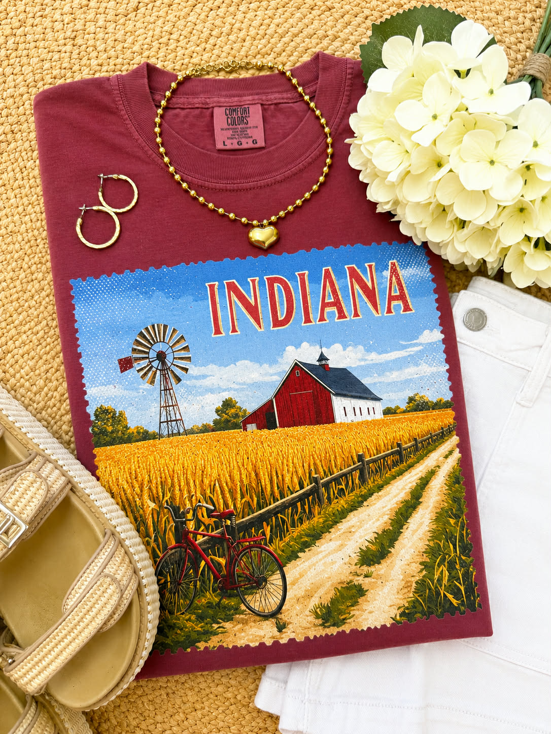 Indiana State Stamp Tee