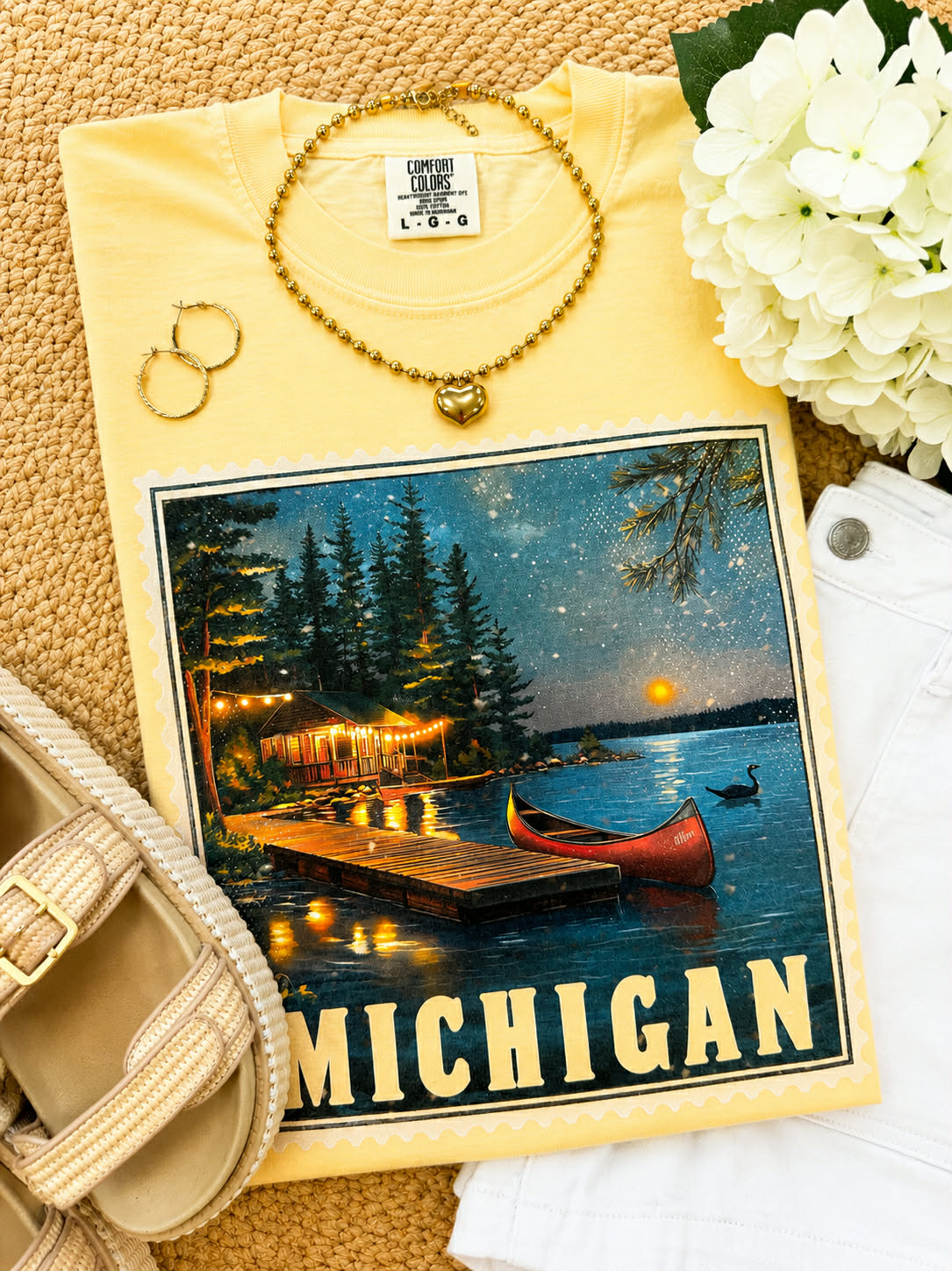 Michigan State Stamp Tee