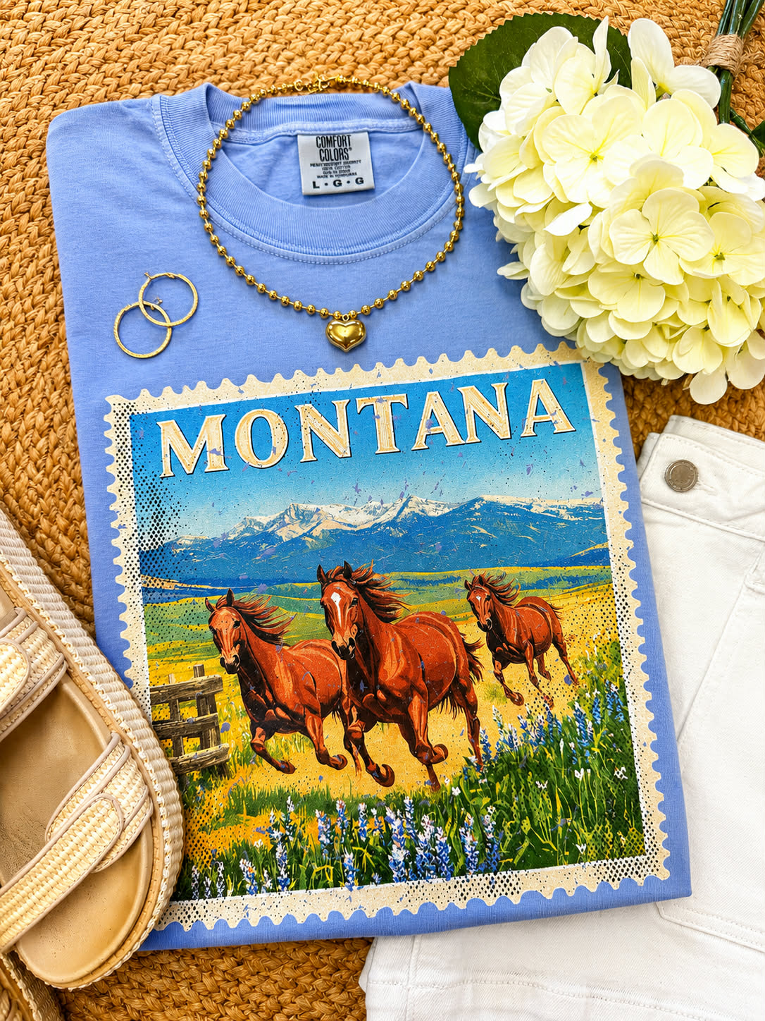 Montana State Stamp Tee