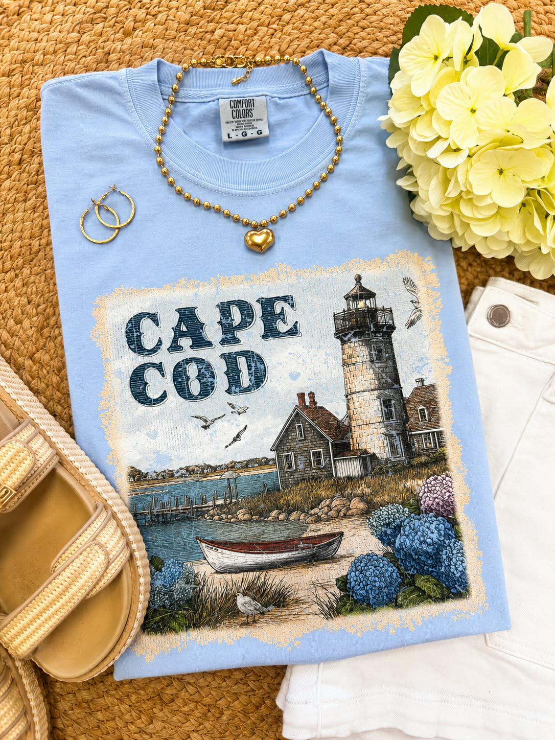 Cape Cod Stamp Tee