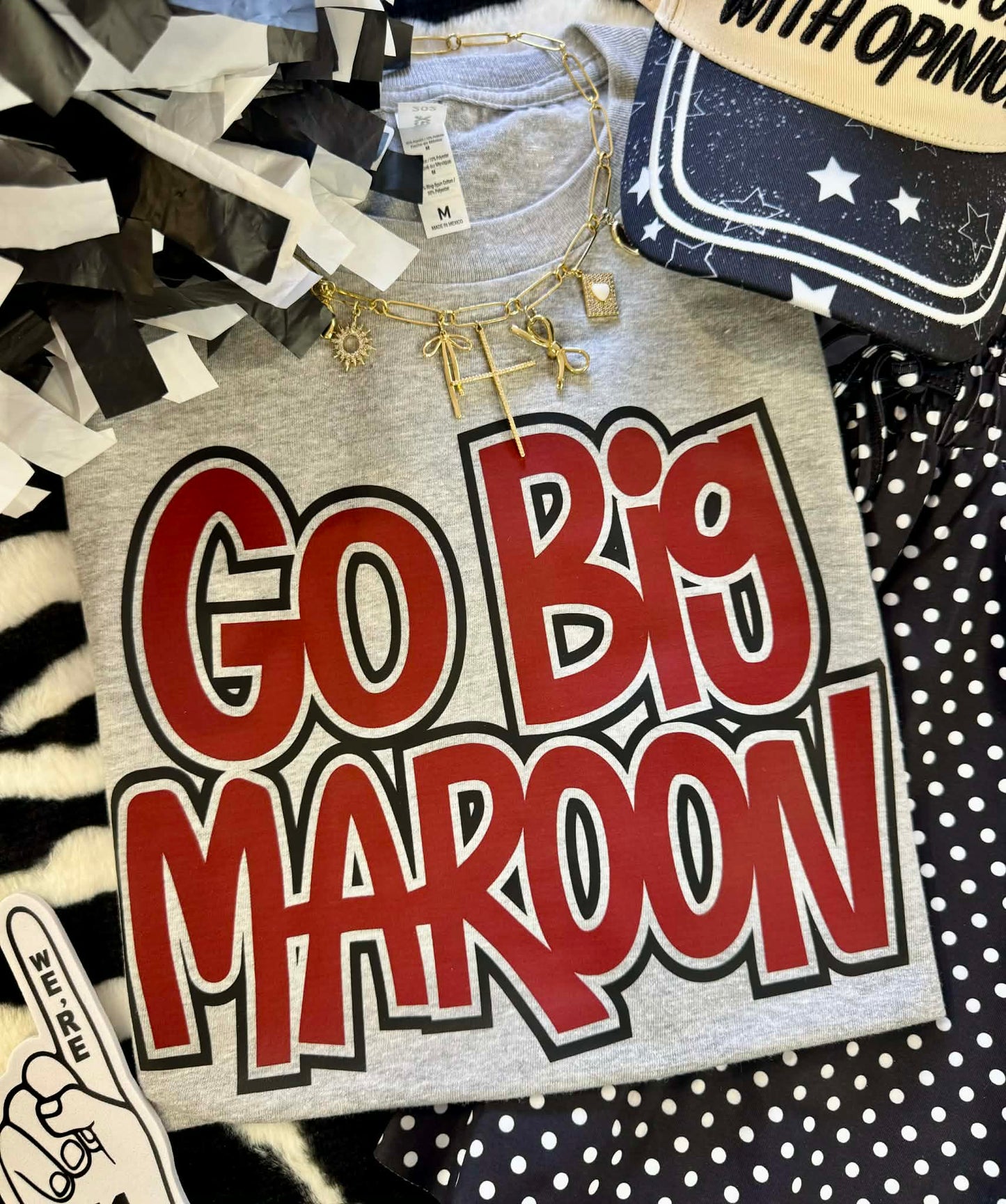 GO BIG MAROON TEE